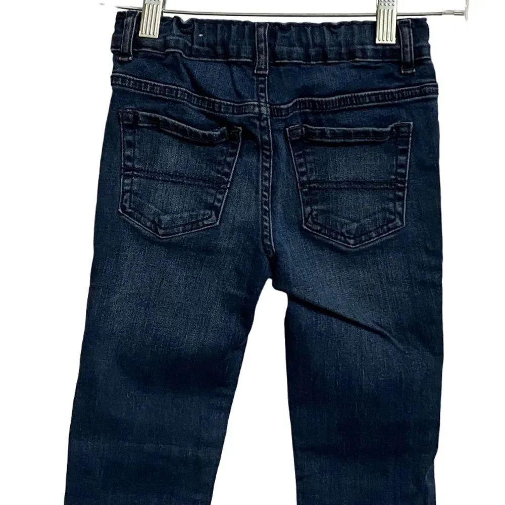 The Children’s Place Boys Skinny Jeans Size 7 Slim Fit Dark Wash Adjustable